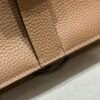 Hermes Halzan 0M Chai/18 Etoupe 31*20*10cm Clememce Leather Gold Hardware