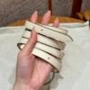 Hermes Halzan I2 Nata/0M Chai Clememce Leather Gold Hardware