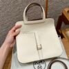 Hermes Halzan I2 Nata/0M Chai Clememce Leather Gold Hardware