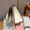 Hermes Halzan I2 Nata/0M Chai Clememce Leather Gold Hardware