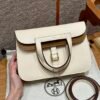 Hermes Halzan I2 Nata/0M Chai Clememce Leather Gold Hardware
