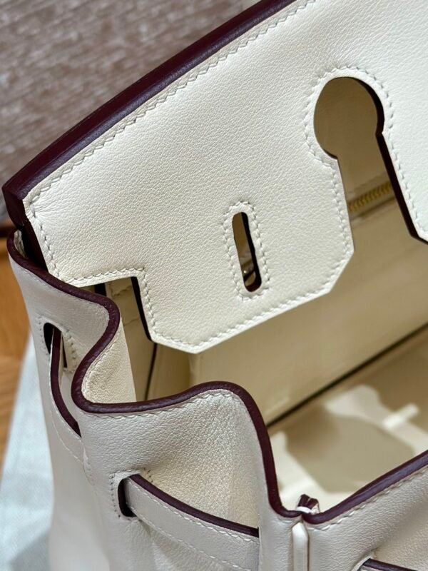 Hermes Birkin Colormatic 30*22*16 I2 Nata Swift Leather Gold Hardware