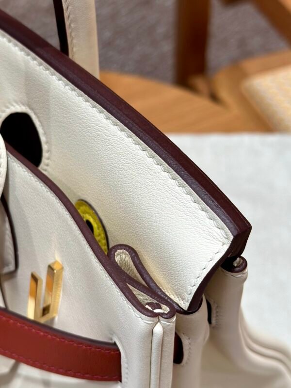 Hermes Birkin Colormatic 30*22*16 I2 Nata Swift Leather Gold Hardware