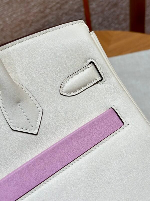Hermes Birkin Colormatic 30*22*16 I2 Nata Swift Leather Gold Hardware