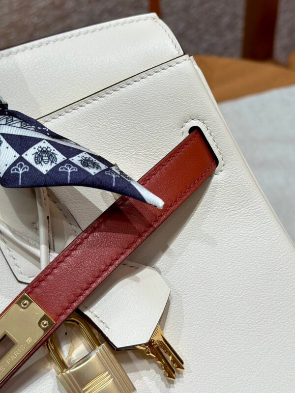 Hermes Birkin Colormatic 30*22*16 I2 Nata Swift Leather Gold Hardware