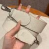 DDMode Hermes Kelly Lakis 28CM CK10 Craie Swift Leather Silver Hardware