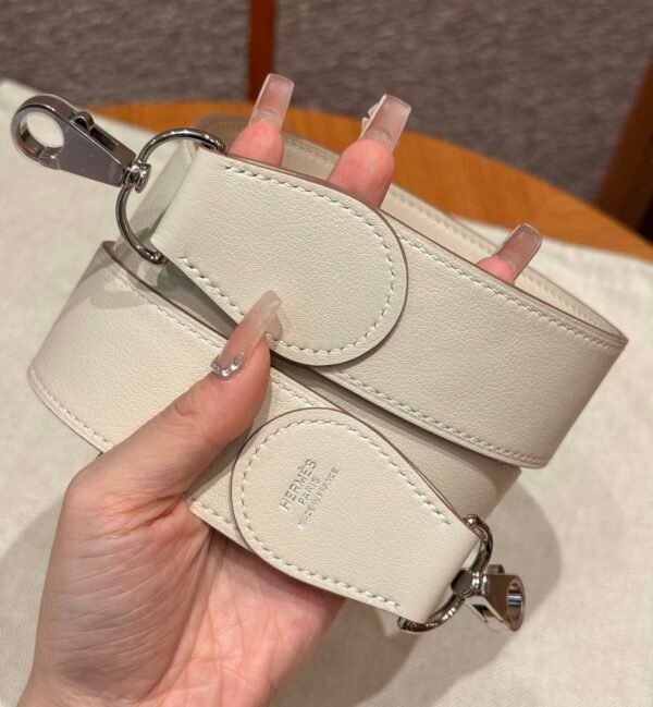 DDMode Hermes Kelly Lakis 28CM CK10 Craie Swift Leather Silver Hardware