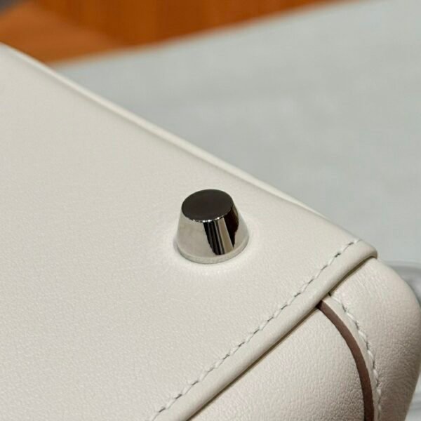 DDMode Hermes Kelly Lakis 28CM CK10 Craie Swift Leather Silver Hardware