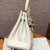 DDMode Hermes Kelly Lakis 28CM CK10 Craie Swift Leather Silver Hardware