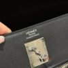 DDMode Hermes Kelly 32CM Lakis Bag CK89 Black Silver Hardware Swift Leather