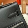 DDMode Hermes Kelly 32CM Lakis Bag CK89 Black Silver Hardware Swift Leather