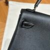 DDMode Hermes Kelly Doll Swift Leather CK89 Noir Silver Hardware Full Handmade