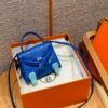 DDMode Hermes Kelly Doll 7T Blue electric Swift Leather Silver Hardware Handmade