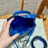 DDMode Hermes Kelly Doll 7T Blue electric Swift Leather Silver Hardware Handmade