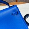 DDMode Hermes Kelly Doll 7T Blue electric Swift Leather Silver Hardware Handmade