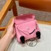Full Handmade DDMode Kelly Doll 1Q Rose Co Nfetti Swift Leather Silver Hardware