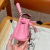 Full Handmade DDMode Kelly Doll 1Q Rose Co Nfetti Swift Leather Silver Hardware