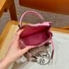 Full Handmade DDMode Kelly Doll 1Q Rose Co Nfetti Swift Leather Silver Hardware