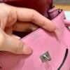 Full Handmade DDMode Kelly Doll 1Q Rose Co Nfetti Swift Leather Silver Hardware