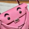 Full Handmade DDMode Kelly Doll 1Q Rose Co Nfetti Swift Leather Silver Hardware