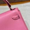 Full Handmade DDMode Kelly Doll 1Q Rose Co Nfetti Swift Leather Silver Hardware