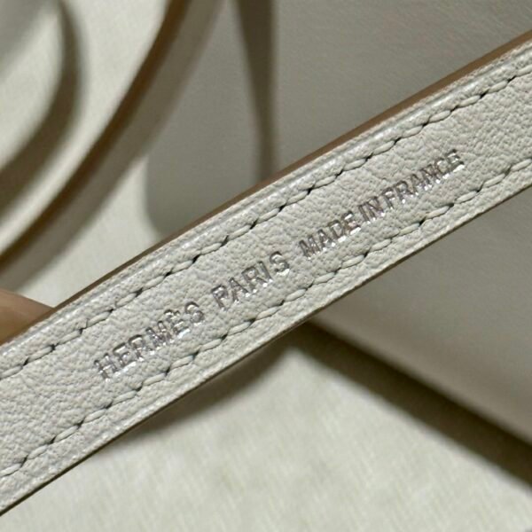 DDMode 80 Pearl Gray Swift Leather Full Handmade Kelly Doll Silver Hardware