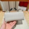 DDMode 80 Pearl Gray Swift Leather Full Handmade Kelly Doll Silver Hardware