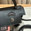 DDMode CK89 Black Swift Leather Full Handmade Kelly Doll Silver Hardware