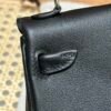 DDMode CK89 Black Swift Leather Full Handmade Kelly Doll Silver Hardware