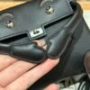 DDMode CK89 Black Swift Leather Full Handmade Kelly Doll Silver Hardware