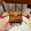 DDMode 2S Sesame Swift Leather Full Handmade Kelly Doll Silver Hardware