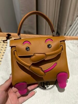 DDMode 2S Sesame Swift Leather Full Handmade Kelly Doll Silver Hardware