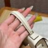 Hermes Kelly Doll Picto I2 Nata/0M Chai Epsom Leather Silver Hardware