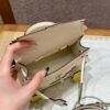 Hermes Kelly Doll Picto I2 Nata/0M Chai Epsom Leather Silver Hardware