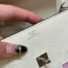Hermes Kelly Doll Picto I2 Nata/0M Chai Epsom Leather Silver Hardware