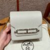 DDMode Hermes Roulis 18CM Evercolor Leather 8L Beton Silver Hardware