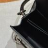 DDMode Roulis 18CM CK89 Noir Lizard Leather Silver Hardware Full Handmade