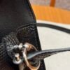 DDMode Roulis 18CM CK89 Noir Lizard Leather Silver Hardware Full Handmade