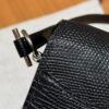 DDMode Roulis 18CM CK89 Noir Lizard Leather Silver Hardware Full Handmade