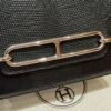DDMode Roulis 18CM CK89 Noir Lizard Leather Silver Hardware Full Handmade