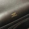 DDMode Hermes Roulis 18CM Black Swift Leather Gold Hardware Full Handmade