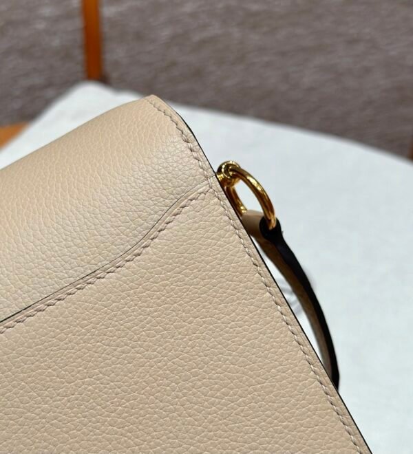 DDMode Hermes Roulis 18CM S2 Trench Evercolor Leather Gold Hardware Full Handmade