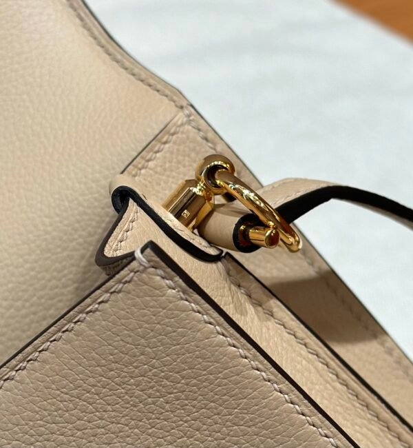 DDMode Hermes Roulis 18CM S2 Trench Evercolor Leather Gold Hardware Full Handmade