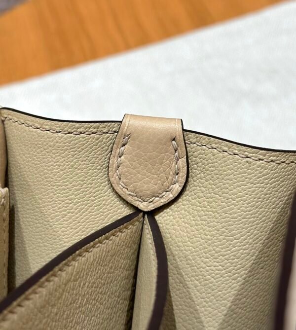 DDMode Hermes Roulis 18CM S2 Trench Evercolor Leather Gold Hardware Full Handmade