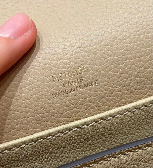 DDMode Hermes Roulis 18CM S2 Trench Evercolor Leather Gold Hardware Full Handmade