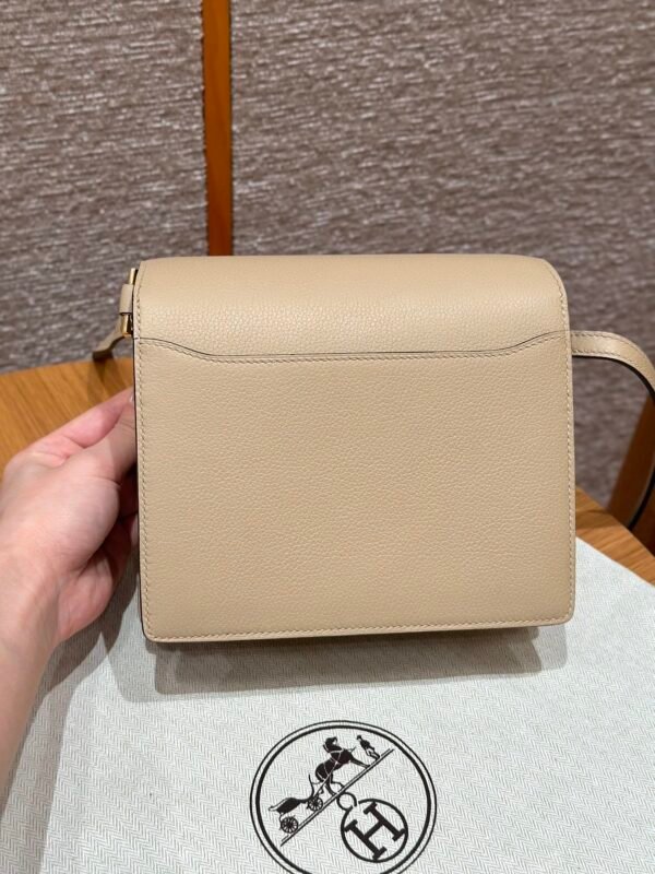 DDMode Hermes Roulis 18CM S2 Trench Evercolor Leather Gold Hardware Full Handmade