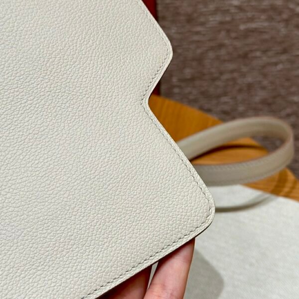 DDMode Hermes Roulis 23CM 8L Beton Evercolor Leather Gold Hardware