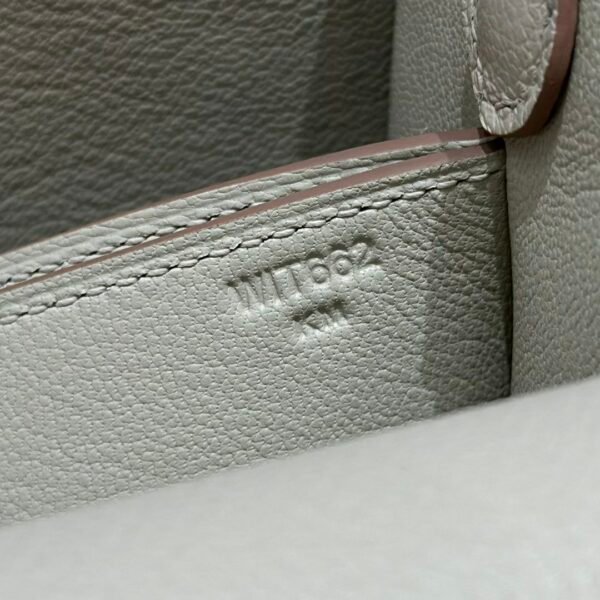 DDMode Hermes Roulis 23CM 8L Beton Evercolor Leather Gold Hardware