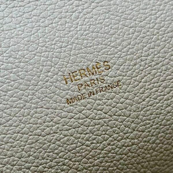 DDMode Hermes Roulis 23CM 8L Beton Evercolor Leather Gold Hardware