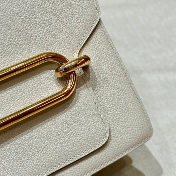 DDMode Hermes Roulis 23CM 8L Beton Evercolor Leather Gold Hardware